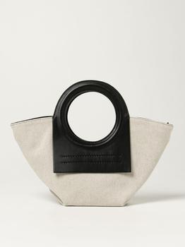 美国hereu, Hereu | Cala Hereu tote bag in canvas and leather商品图片 