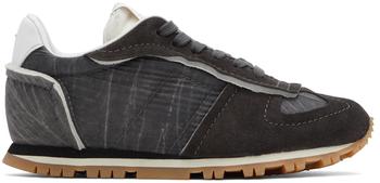 马吉拉鞋女鞋, MAISON MARGIELA | Gray Retro Runners Sneakers商品图片 3.1折