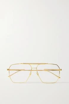 推荐超大款金色金属飞行员光学眼镜商品