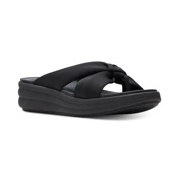 Clarks | Women's Cloudsteppers Drift Ave Slip-On Wedge Sandals 7.3折