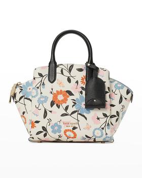 kate spade帆布包斜挎包, Kate Spade | avenue mini floral garden-embossed satchel bag商品图片 