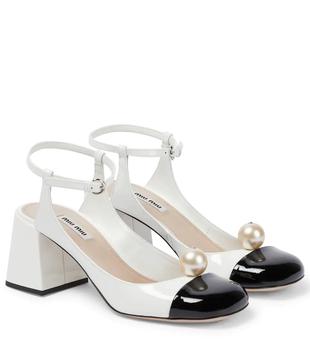 product Embellished patent leather pumps image