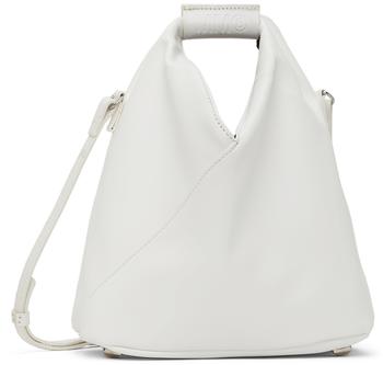 推荐White Faux-Leather Triangle Bag商品