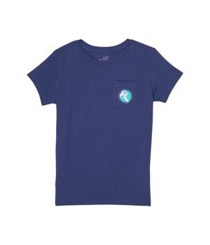 美国Vineyard Vines, Vineyard Vines | Short Sleeve Soccer Circle T-Shirt (Toddler/Little Kids/Big Kids)商品图片 6.3折
