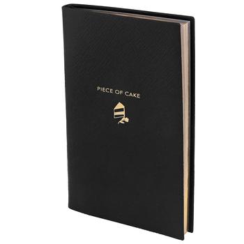 商品SMYTHSON | Smythson Black Piece Of Cake Chelsea Notebook,商家Jomashop,价格¥1002图片
