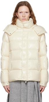 女士盟可睐, Moncler | 灰白色 Moncler 70 系列 Maya 羽绒夹克商品图片 