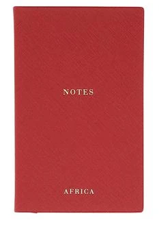 Prada | Red Leather Africa Notebook,商家Italist,价格¥1029