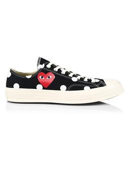 Comme des Garcons | CdG PLAY x Converse Unisex Chuck Taylor All Star Polka Dot Low-Top Sneakers商品图片,
