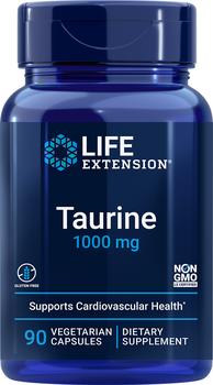 商品Life Extension Taurine - 1000 mg (90 Vegetarian Capsules)图片