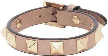 valentino rockstud高跟鞋, Valentino | Pink Valentino Garavani Rockstud Bracelet商品图片 