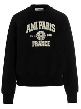 推荐AMI Logo Printed Crewneck Sweatshirt商品