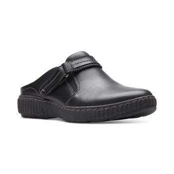 Clarks | Women's Caroline May Top-Stitched Strapped Clogs 5.9折