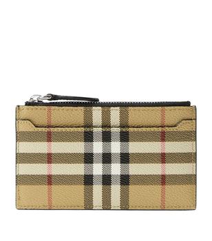 商品Burberry | Check Zipped Coin Purse,商家Harrods,价格¥2728图片