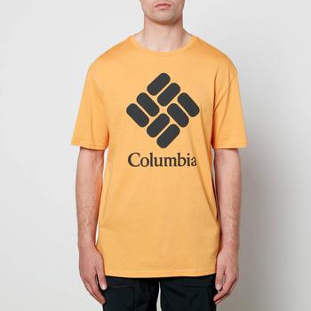 推荐Columbia Men's Csc Basic Logo Short Sleeve T-Shirt - Mango, CSC Stacked Logo商品