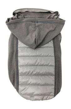 PET LIFE | 'Apex' Lightweight Hybrid 4-Season Stretch & Quick-Dry Dog Coat w/ Pop out Hood - Medium,商家Nordstrom Rack,价格¥323