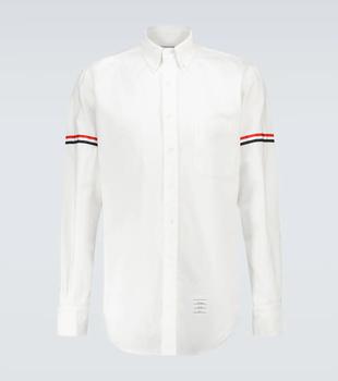 thom browne衬衫, Thom Browne | 罗缎臂章衬衫商品图片 