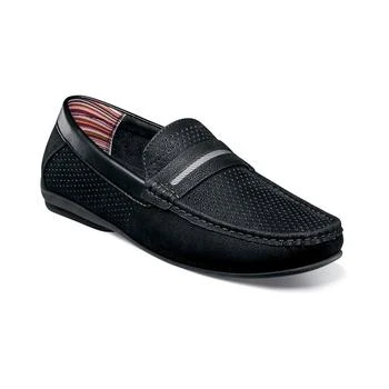 推荐Men's Corby Moccasin Toe Saddle Slip-on Loafer商品