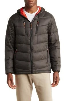 HAWKE & CO | Chevron Hooded Puffer Jacket,商家Nordstrom Rack,价格¥369
