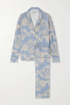 Desmond & Dempsey | Long 花卉印花有机纯棉巴里纱睡衣套装 5.9折×额外9.7折, 额外九七折