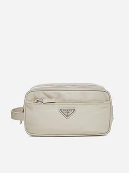 Prada | Logo-plaque Re-nylon bag商品图片,