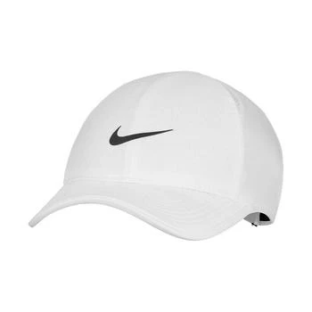NIKE | Men's White Featherlight Club Performance Adjustable Hat 