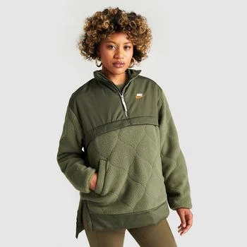 推荐Women's Nike Sportswear 1/4-Zip High-Pile City Utility Jacket商品