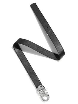推荐Adjustable & Reversible Leather Gancini Belt商品