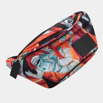 推荐Valentino Garavani Nylon & leather Sling backpack Multicolor商品