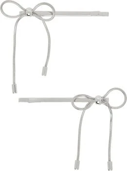 Marland Backus | Silver Bow Hair Pins Set,商家SSENSE HK,价格¥657