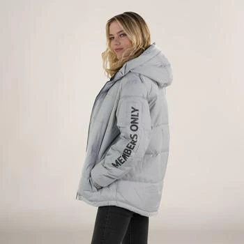 Members Only | Women's Twill Block Puffer Oversized Jacket 2.3折