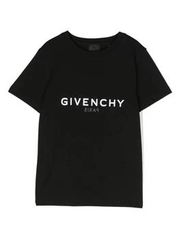推荐Black T-shirt With Front And Back Logo商品