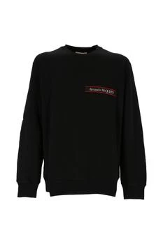 Alexander McQueen | Alexander McQueen Logo Patch Crewneck Sweatshirt 4.8折起