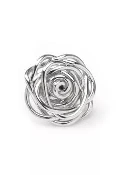 Ox and Bull Trading Co. | Sterling Silver Rhodium Plated Rose Lapel Pin,商家Belk,价格¥922