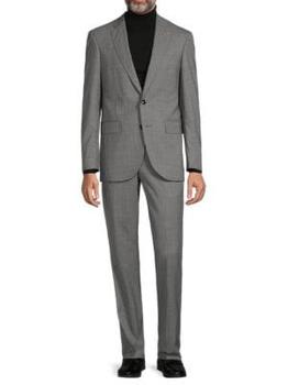 商品Ted Baker London | Jay Textured Wool Suit,商家Saks OFF 5TH,价格¥3257图片