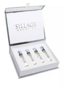 House of Sillage | Silver 4-Piece Holiday Travel Spray Refill Set,商家Saks Fifth Avenue,价格¥1252