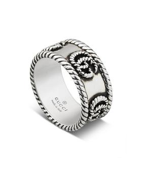 商品Sterling Silver Double G Marmont Ring图片