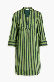 IRIS & INK | Cleo striped Lyocell-blend mini dress商品图片,额外7.5折, 满$1享7.5折, 独家减免邮费, 满折, 额外七五折