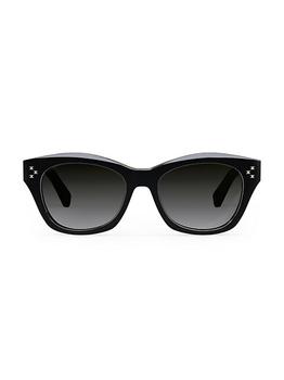 celine triomphe, Celine | Mini Triomphe 55MM Geometric Sunglasses商品图片 