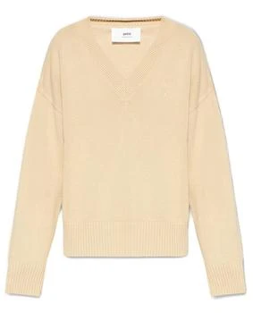 推荐AMI V-Neck Knitted Jumper商品