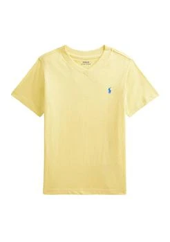 Ralph Lauren | Lauren Childrenswear Boys 2 7 Cotton Jersey V Neck T Shirt,商家Belk,价格¥113