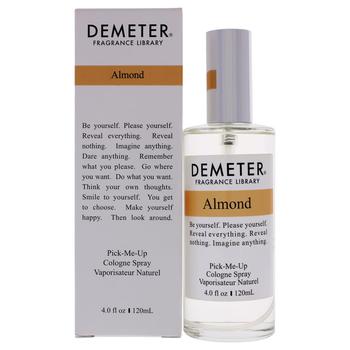 商品Demeter | Almond by Demeter for Unisex - 4 oz Cologne Spray,商家Jomashop,价格¥283图片