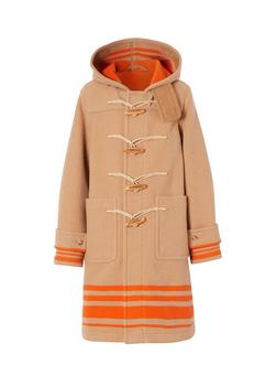 burberry大衣, Burberry | Striped double-faced wool duffle coat商品图片 