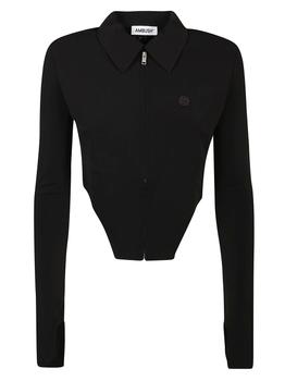 Ambush | AMBUSH Zip Up Cropped Top商品图片,6.8折