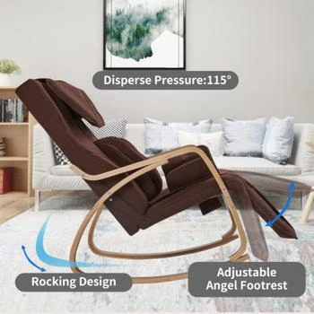 Simplie Fun | Full massage function-Air pressure-Comfortable Relax Rocking Chair,商家Premium Outlets,价格¥7083