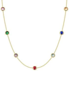 Liv Oliver | 18K Plated 3.25 ct. tw. Quartz Necklace,商家Premium Outlets,价格¥477