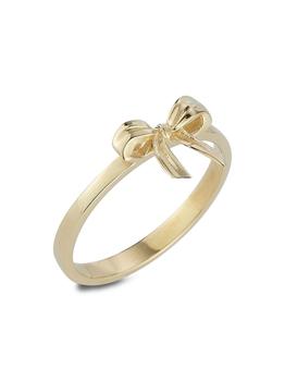 商品14K Yellow Gold Bow Ring,商家Saks OFF 5TH,价格¥1682图片