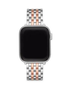 Michele | Two-Tone 18K Pink Gold-Plated Bracelet Band for Apple Watch®, 38/40/41mm and 42/44/45/49mm商品图片,额外9.5折, 额外九五折
