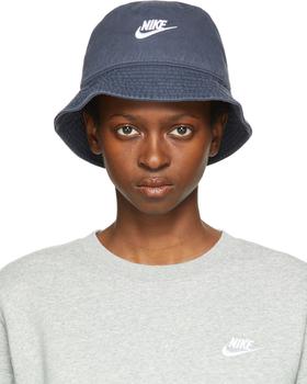 NIKE | Navy Sportswear Washed Bucket Hat商品图片,独家减免邮费