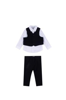商品Emporio Armani | Emporio Armani Cotton Vest, Shirt And Pants,商家Italist,价格¥2550图片