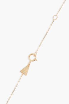 商品Adina Reyter | 14-karat gold diamond necklace,商家THE OUTNET US,价格¥2138图片